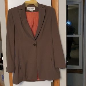 Rena Rowan one button blazer